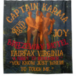 Captain Karma &amp; Joy Breezeway Motel Fairfax VA Shower Curtain