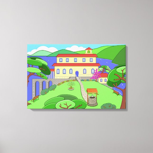 Captain Kayak’s House Canvas Print (Front)