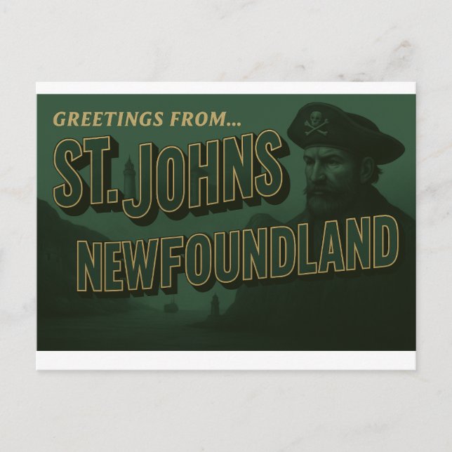 Captain Kelly - St. John's, Newfoundland Postcard (Front)
