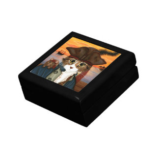 Captain Leo, Pirate Cat & Rat Fantasy Art Gift Box
