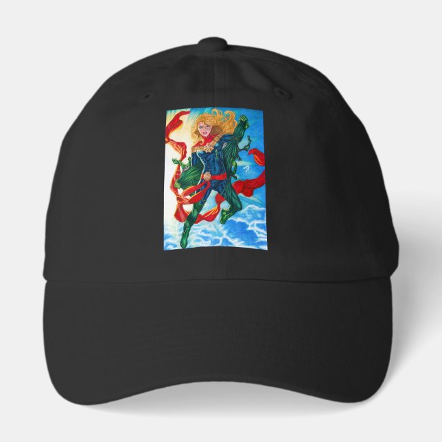 Captain Marvel ~ Carol Danvers Hat (Front)
