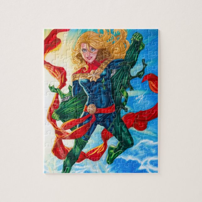 Captain Marvel ~ Carol Danvers Jigsaw Puzzle (Vertical)