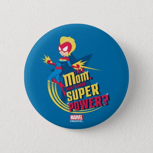 Captain Marvel  Im A Mom Button