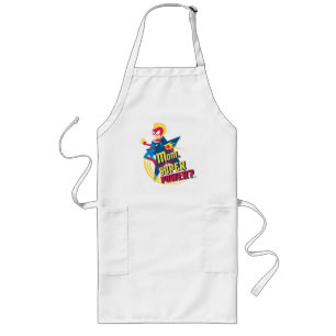 Captain Marvel I'm A Mom Long Apron