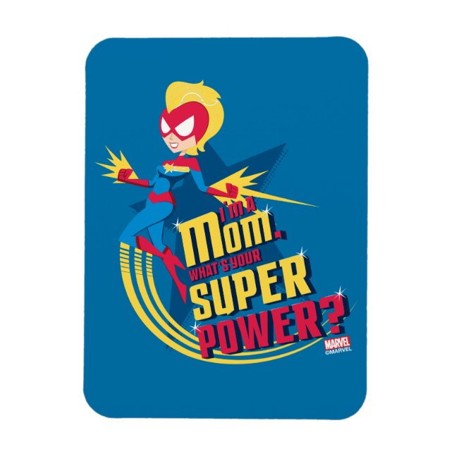 Captain Marvel | I'm A Mom Magnet (Vertical)