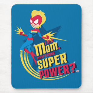 Captain Marvel I'm A Mom Mouse Pad