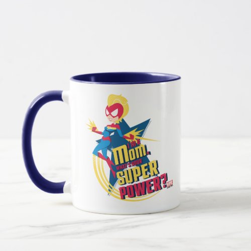 Captain Marvel  Im A Mom Mug