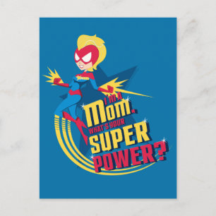 Captain Marvel I'm A Mom Postcard
