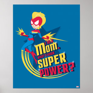 Captain Marvel   I'm A Mom Poster