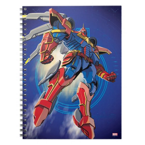 Captain Marvel Mech Suit Notebook