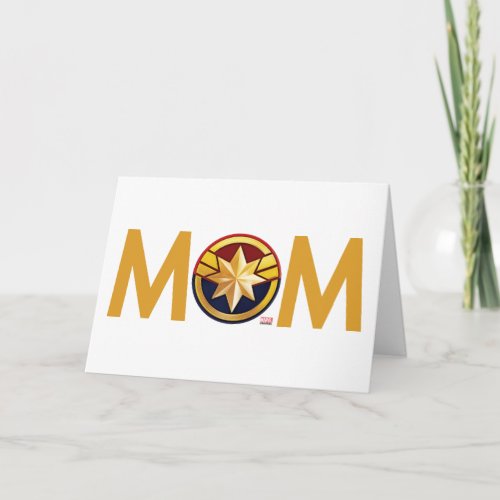 Captain Marvel Mom Card