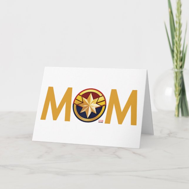 Captain Marvel Mom Card (Front)