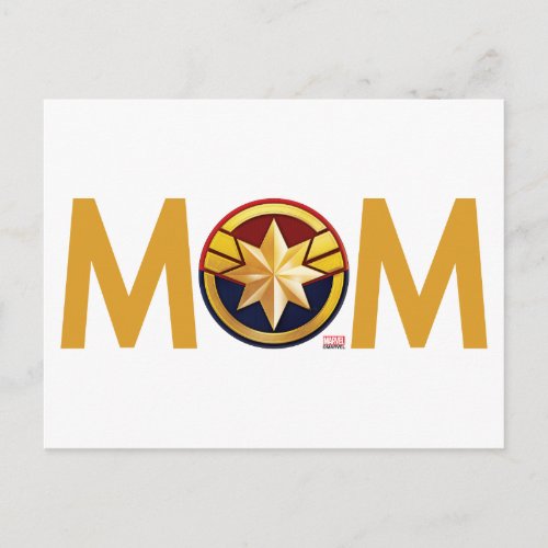 Captain Marvel Mom Postcard