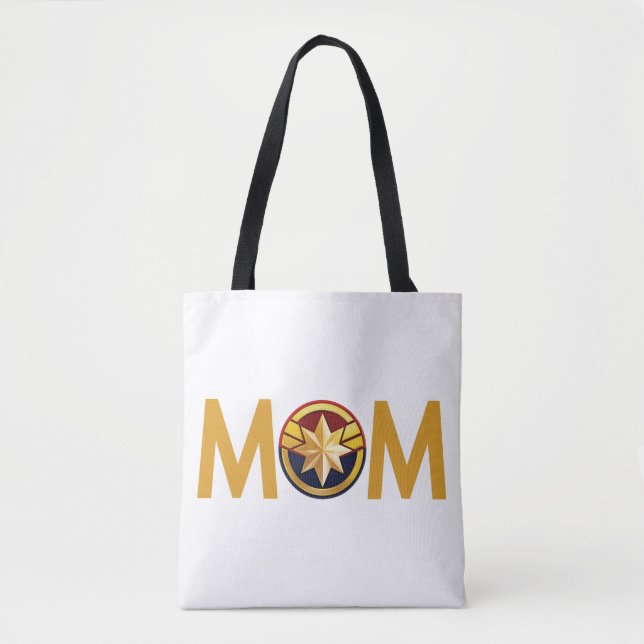 Captain Marvel Mom Tote Bag (Front)