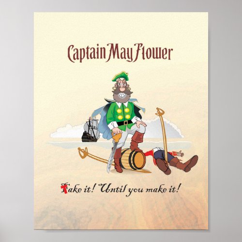 CAPTAIN MAYFLOWER MORGAN POSTER