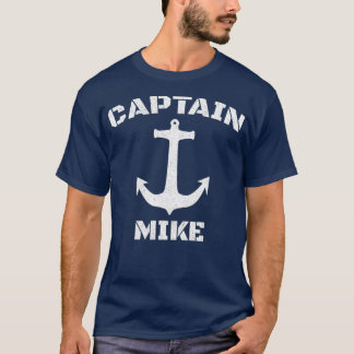 Captain Mike Personalized Boat Captain T-Shirt