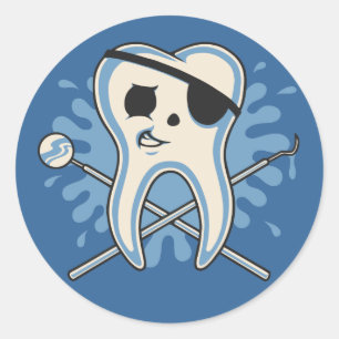 Captain Mol-Arrrr! Classic Round Sticker