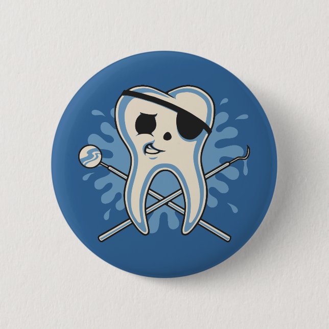 Captain Mol-Arrrr! Pinback Button (Front)