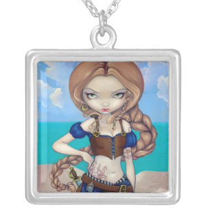 Captain Molly Morgan NECKLACE pirate tattoo