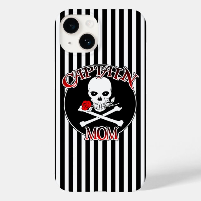 Captain Mom Case-Mate iPhone Case (Back)