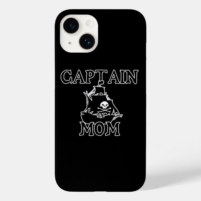 Captain Mom Case-Mate iPhone Case (Back)
