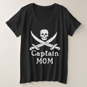 Captain Mom - Classic Plus Size T-Shirt