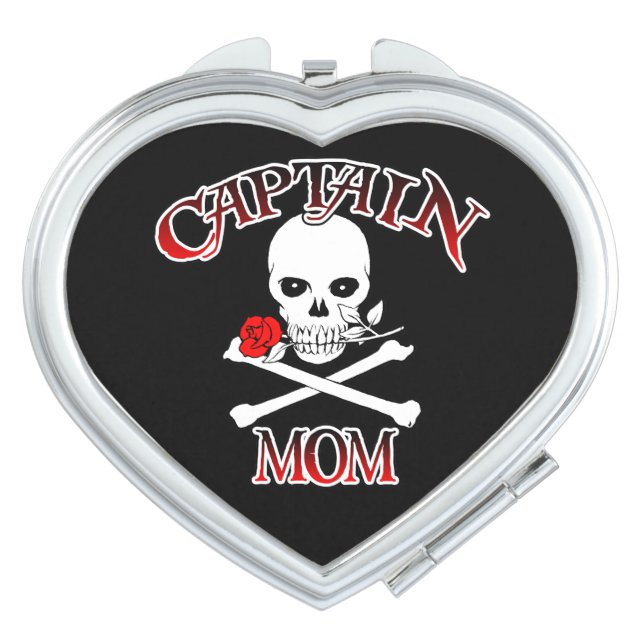 Captain Mom Compact Mirror (Front)