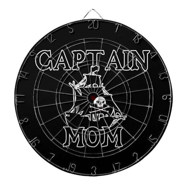 Captain Mom Dartboard With Darts (Front)