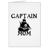 Captain Mom Greeting Card (Front)