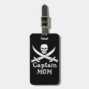 Captain Mom Luggage Tag