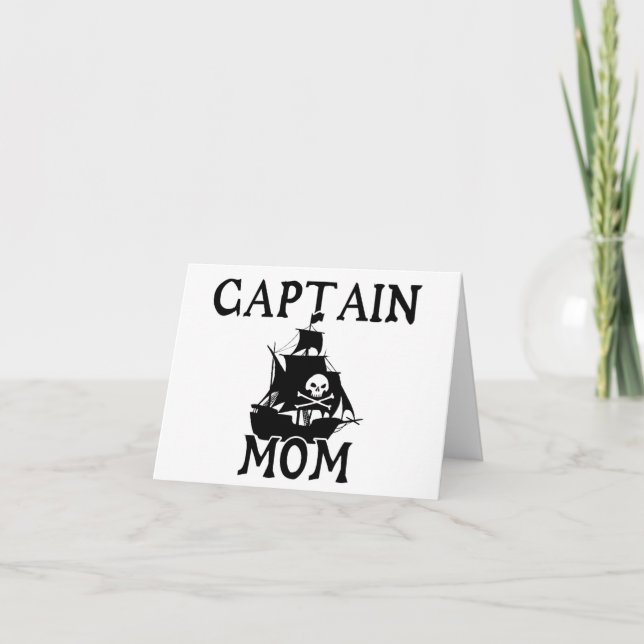 Captain Mom Note Card (Front)