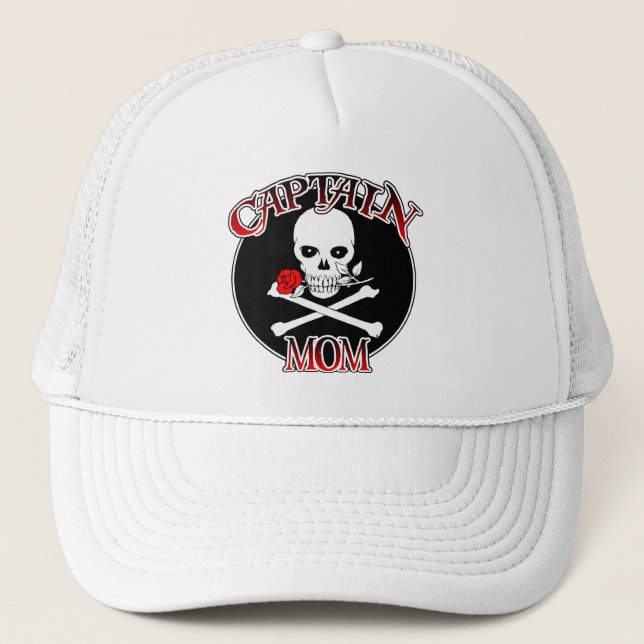 Captain Mom (Rose) Cap (Front)