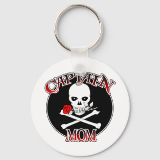 Captain Mom (Rose)Keychain Keychain