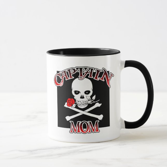 Captain Mom (Rose)Mug Mug (Right)