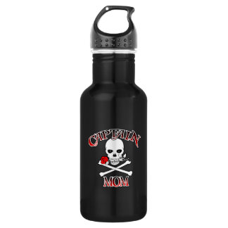 Captain Mom Stainless Steel Water Bottle