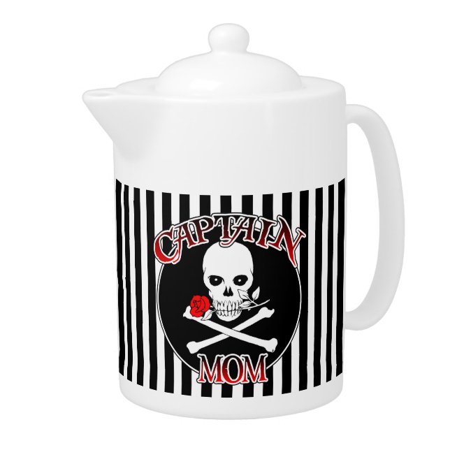 Captain Mom Teapot (Right)