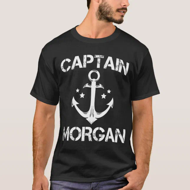 CAPTAIN MORGAN Funny Birthday Personalized Clan T-Shirt | Zazzle