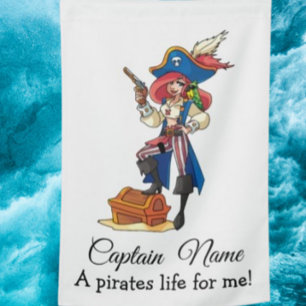 Captain Morgan Lady Pirate  House Flag