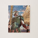 Captain Moroni Jigsaw Puzzle<br><div class="desc">This is not only a puzzle. Piece by piece, it is something far more: a battle cry for the righteous, a Title of Liberty to the willing - not to mention standard NEPHITE NATION™ regalia for youth, sleuths, and admirers of the truth. Captain Moroni was a true hero, continually fighting...</div>