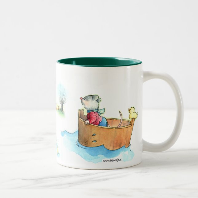 Captain Mouse on Boat Mug (Right)