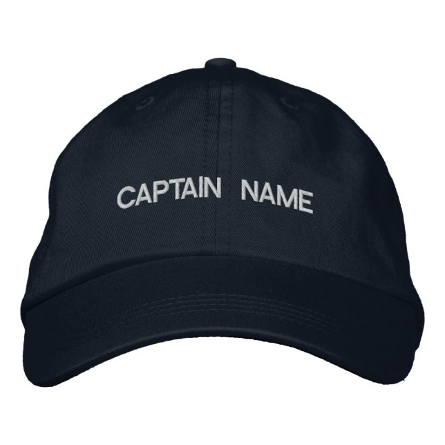 CAPTAIN NAME  HAT (Front)