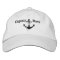 Captain Nautical Name Anchor Sailing Hat