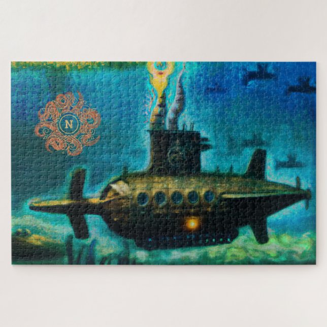 Captain Nemo´s "Nautilus" Jigsaw Puzzle (Horizontal)