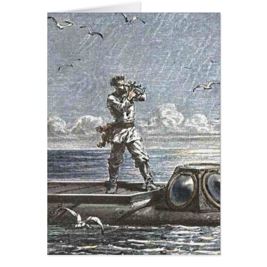 Captain Nemo Verne 20,000 Leagues Sci Fi Art Cards (Front)