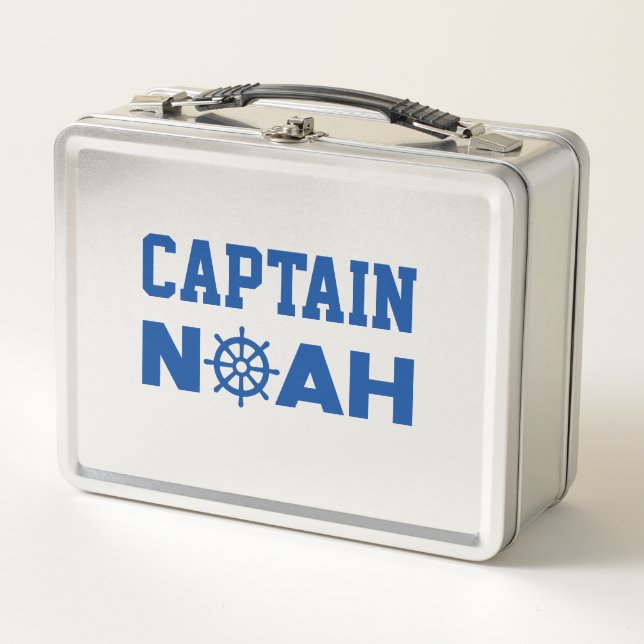 Captain Noah Metal Lunch Box (Front)