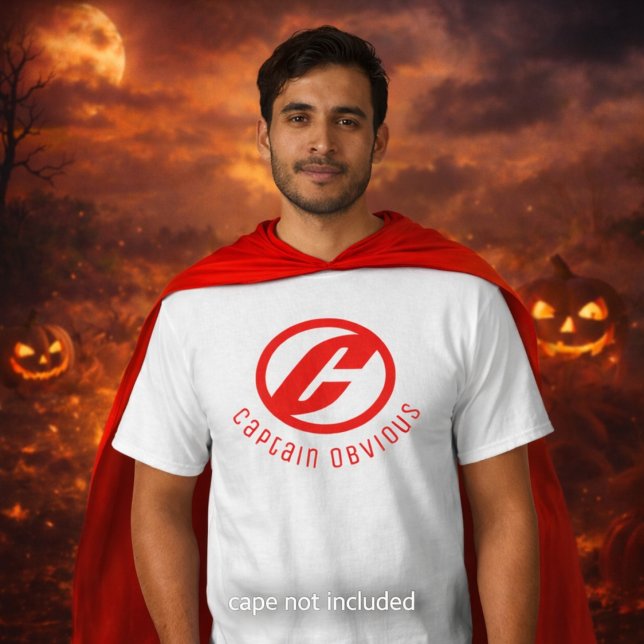 CAPTAIN OBVIOUS | Funny Costume  T-Shirt (Creator Uploaded)