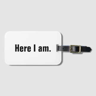 Captain Obvious Luggage Tag