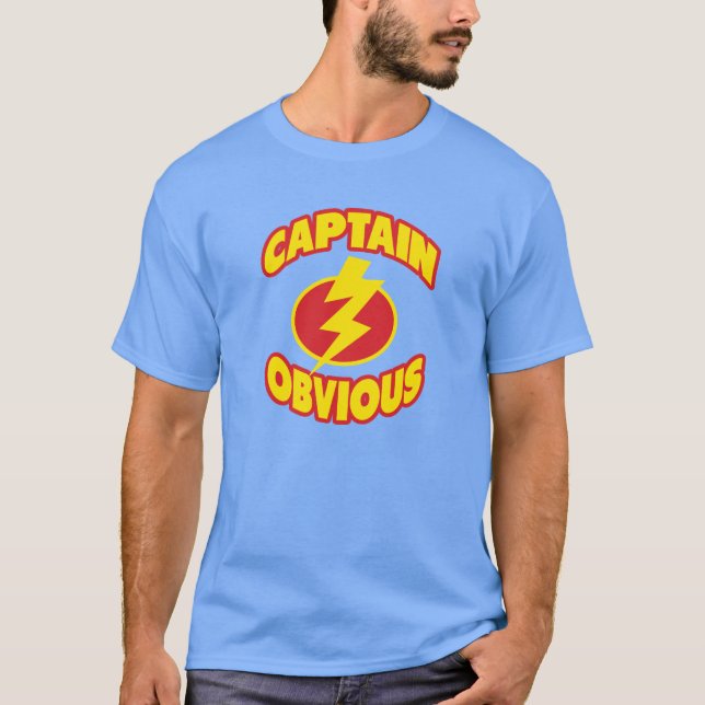 Captain Obvious Shirts (Front)