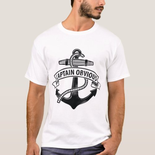 CAPTAIN OBVIOUS T_Shirt