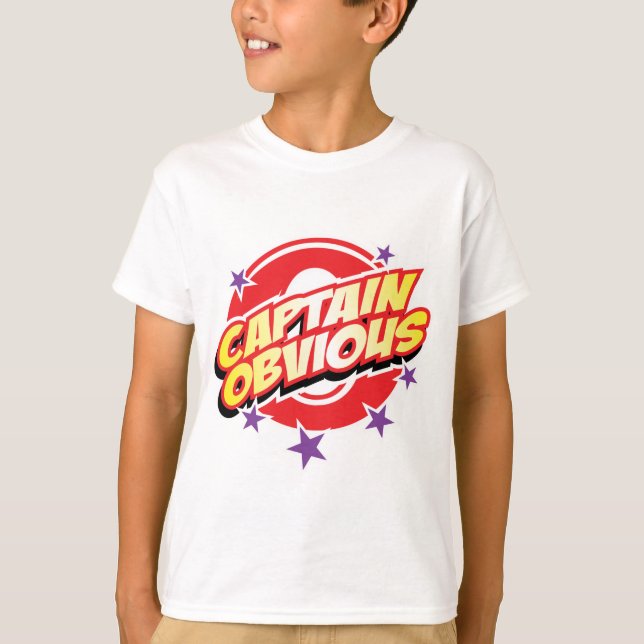 Captain Obvious T-Shirt (Front)